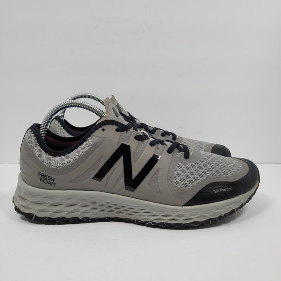 New Balance Fresh Foam Toe Protect Trail Men's Gray Running Shoes US Size 11.5 - Picture 1 of 9